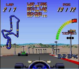 Jogo Nigel Mansell's World Championship Racing - Super Nintendo