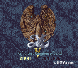 Play Ys V – Kefin Lost Kingdom of Sand (english translation) Online